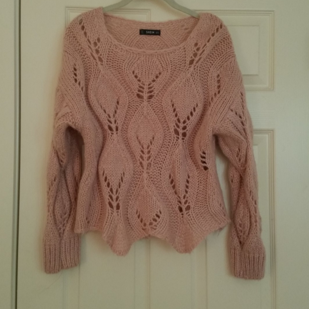 💗Pink knit sweater💗